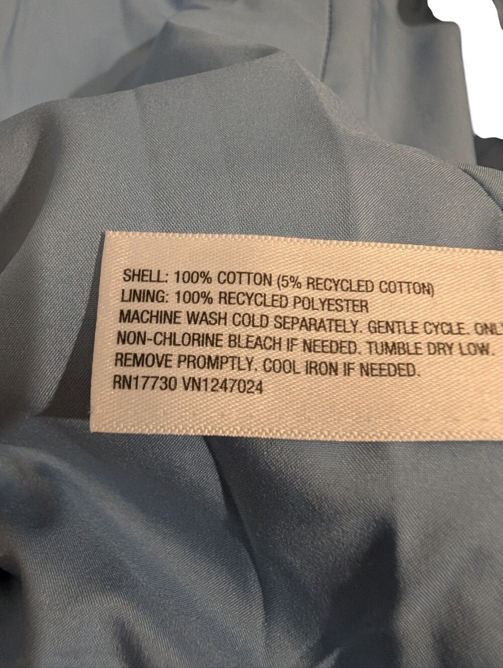 KBB by Kahlana Baby Blue Denim Look Double Breasted Blazer Jacket NWT XL - Picture 10 of 12